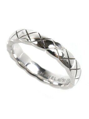 Chanel 18k White Gold Coco Crush Ring